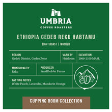 Load image into Gallery viewer, Cupping Room Collection - Ethiopia Gedeb Reku Habtamu