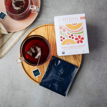 Load image into Gallery viewer, Rishi Organic Peach Hibiscus Green