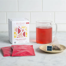 Load image into Gallery viewer, Rishi Organic Pink Lemon Ginger